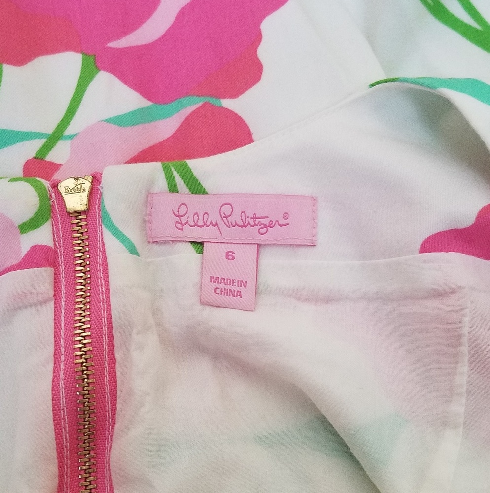 Lilly Pulitzer Floral Sheath Dress, 6 - Picture 5 of 7